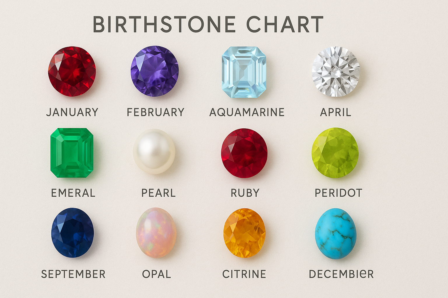 Birthstones & Their Meanings: A Complete Month-by-Month Guide